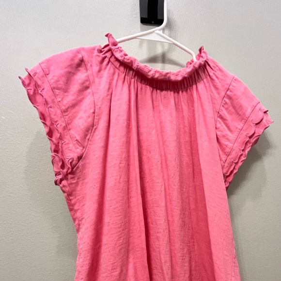 Crown & Ivy Ruffle Neck Tee - Picture 2 of 4